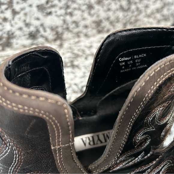 Myra Emmie Faye Stitched Ankle Boot Sz 7 - Picture 7 of 16